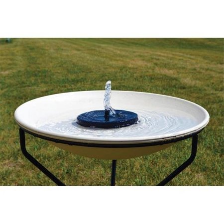 Backyard Essentials Distributed by Backyard Essentials BE300 Solar Bird Bath Bubbler BE300